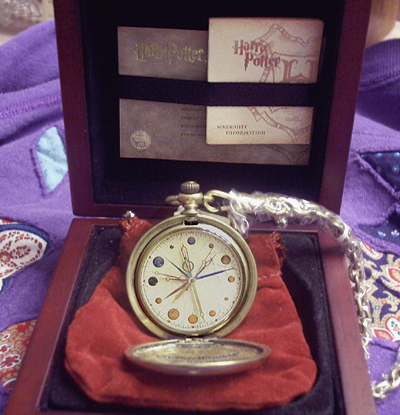 Harry Potter Dumbledore's Pocketwatch FOSSIL pocket watch NEW, Working ...